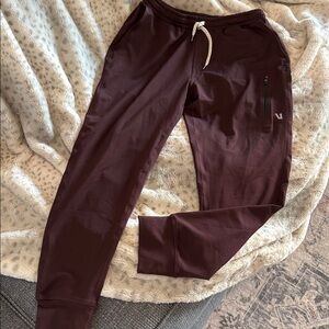 Vuori Burgundy Joggers with Pocket
